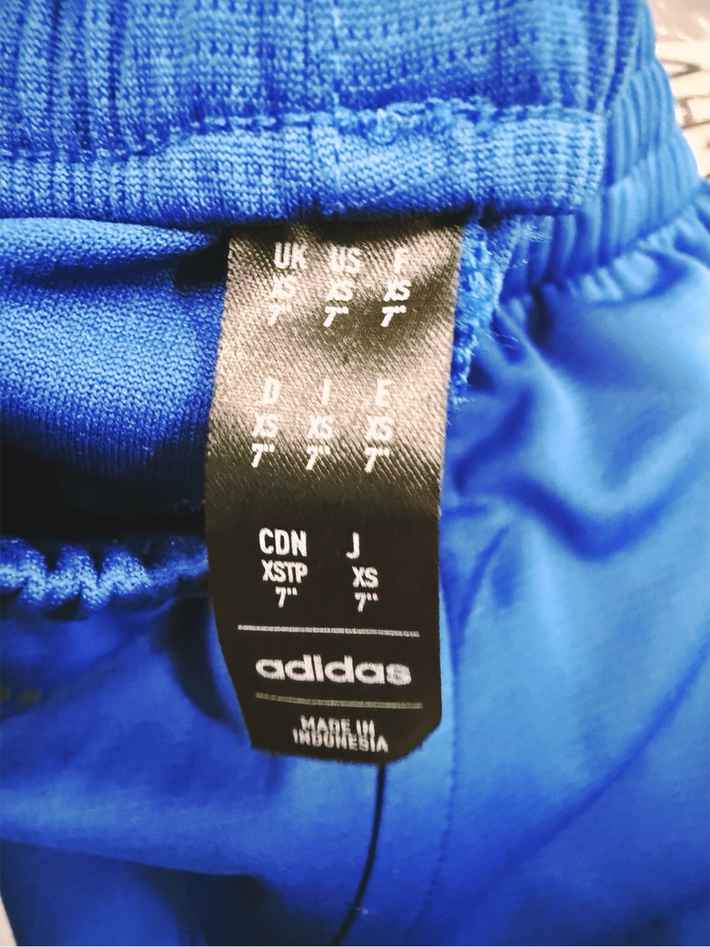 NWT Adidas Men’s Axis Knit 4.0 Royal Blue 7" Training Shorts, Size XS - Picture 9 of 9